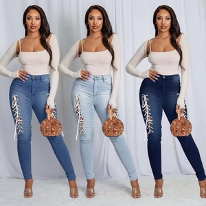 Jeggings en denim thermique d'hiver pour femmes Leggings maigres taille haute avec doublure en polaire Pantalon Cargo Style Taille XL pour dames - Product Image 5