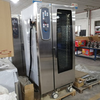 Lianfu atasan meja elektrik Oven Combi Digital, 10 lapisan untuk roti komersial untuk kacang dan jagung peralatan dapur