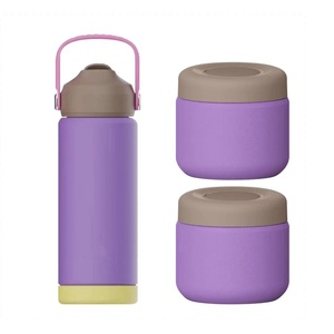 12oz 500ml 750ml Wide Mouth Water Bottle <b>Flask</b> Thermos Eco Friendly Bpa Free Dishwasher Kids Water Bottle With Lid and Straw - Product Image 6