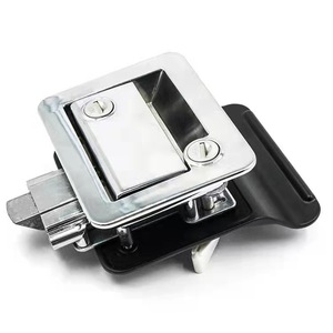 Sắt Trailer khóa cửa <span class=keywords><strong>4</strong></span> x đen mái chèo nhập chốt 84mm x 68mm & phím cho Caravan xe tải RV - Product Image 3