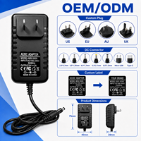 Fuente de Alimentación OEM Personalizada de 5V 2A 2000mA 10W, Adaptador de CA/CC con Enchufes Multinacionales Personalizados para EE. UU., UE, Reino Unido y Australia, para Cámaras de CCTV y Monitores