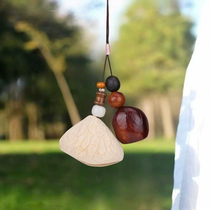 Wholesale Assorted Natural Fruit Shell Pendant <b>Wind</b> <b>Chime</b> Car Decor Folk Handicraft Souvenir Hanging Accessories - Product Image 3