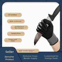 Gants de sécurité anti-coupure personnalisés, norme américaine A5/A8/A9, résistants à l'abrasion, avec fil d'acier, EN388