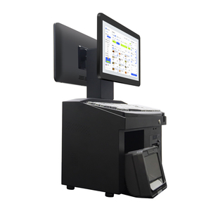 OEM/ODM 14 Inch+14 Inch <b>Pos</b> <b>System</b> All in One Cash Register Machine Capacitive Touch <b>Pos</b> Terminal - Product Image 4