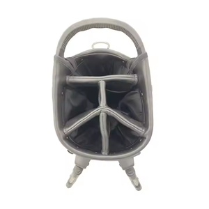 Bolsa de golf con soporte de cuero PU impermeable ligera y duradera para hombres y mujeres con impresión de logotipo personalizado hecha de lona de poliéster - Product Image 3