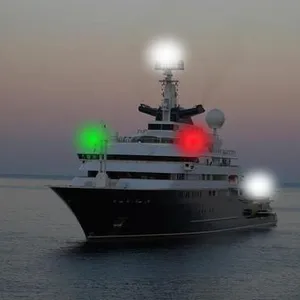 Solarナビゲーション位置ライト/船マリンライト/赤と緑色のライト輸送しけ