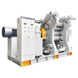 เครื่องรีดยางแบบสี่ลูกกลิ้งขายตรงจากโรงงาน เครื่องผสมยางแบบเปิด เครื่องรีดยางสี่ลูกกลิ้งสำหรับทำแผ่นยาง - Product Image 3