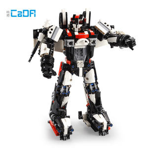 Doble E Cada-Avión de control remoto F15, robot de combate 2 en 1, bloque de ensamblaje para niños, C51030 - Product Image 4