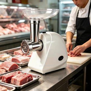 <span class=keywords><strong>Picadora</strong></span> <span class=keywords><strong>de</strong></span> <span class=keywords><strong>Carne</strong></span> Eléctrica <span class=keywords><strong>de</strong></span> Grado Alimenticio para Salchichas y Kubbe, Electrodoméstico <span class=keywords><strong>de</strong></span> Cocina <span class=keywords><strong>de</strong></span> Sobremesa con Cuchilla <span class=keywords><strong>de</strong></span> Corte y Protección Antidesatasque - Product Image 5