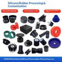 Pièces moulées irrégulières sur mesure en caoutchouc, joints d'étanchéité résistants aux hautes températures, bouchons en fluororubber et silicone