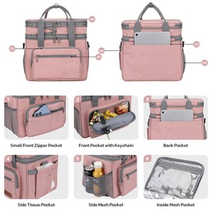 Sac isotherme de pique-nique Top Choice léger et étanche avec poche latérale pour mouchoirs - Product Image 4