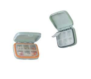 Portable <b>Pill</b> Box Medicine Planner Small <b>case</b> Medication Vitamin Holder Boxes Organizer Pillbox Dispenser Organizer - Product Image 2