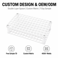 Support d'isolation personnalisé pour cellules de batterie lithium-ion 3,7 V, compatible avec les cellules 18650, 21700, 26650, 32650, 33140, OEM