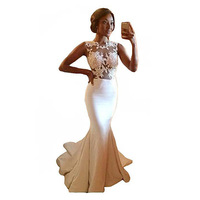 Nouvelle robe de mariée à volants avec appliques de fées de haute qualité