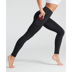 Pantalons de yoga à taille haute pour femmes FOXA avec poches profondes, leggings de sport pour le contrôle du ventre - Product Image 2
