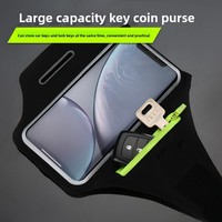 Brassard de sport léger et confortable pour téléphone, avec pochette réglable pour téléphone