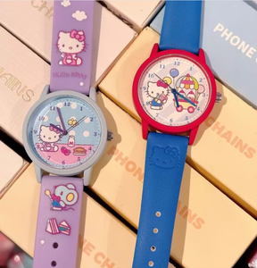 Preventa Nuevo Producto Hello <span class=keywords><strong>Cinnamoroll</strong></span> <span class=keywords><strong>Serie</strong></span> Citas las 24 Horas Tema Deportivo Reloj de PVC Caja Sorpresa 12+ - Product Image 4