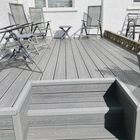 Verbundwerkstoff-Terrassendielen, Einbau-Terrassendielen, WPC-Terrassendielen für Außendekoration, Holz-Kunststoff-Terrassenbretter