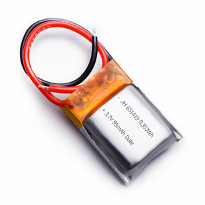 Batterie rechargeable au lithium polymère JH 3.7V 25C petite taille 95mah 651419 avec induction 51005 pour avion RC, garantie de 12 mois - Product Image 4