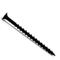 Vis à cloison sèche noires de qualité supérieure 3,5*25 mm, vis à plaque de plâtre Phillips, vis à cloison sèche en gypse