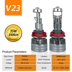 Sfida V23 6000K Led Đèn Pha bóng đèn tùy chỉnh bao bì, cho H4 <span class=keywords><strong>H7</strong></span> H11 xe đèn pha và LED sương mù ánh sáng, tuổi thọ dài - Product Image 3