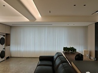 Nuevas Cortinas Motorizadas, Persianas Verticales Eléctricas de Poliéster Liso para Balcón, Sala de Estar, Ventana, Techo, Fácil Instalación