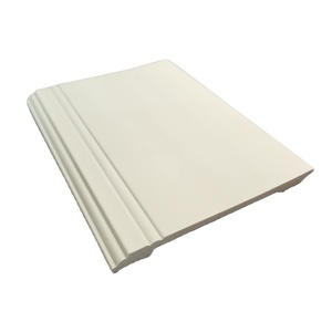RUITONG PS/Rodapié de plástico blanco de diseño moderno Rodapie Tablero de falda de fácil instalación con ventaja impermeable - Product Image 5