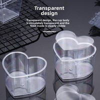 Élégant gobelet à dessert en plastique rigide PS de 90 ml, mini-bol à parfait/trifle avec base, gobelet de dégustation jetable pour fêtes et buffets