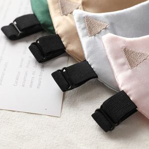 Xx308 ที่ปิดตาแมวน่ารัก ผ้าไหมเนื้อนุ่ม ปรับได้ น้ำหนักเบา ลายการ์ตูน ผ้าซาติน สำหรับเด็กผู้หญิงและผู้หญิง - Product Image 3