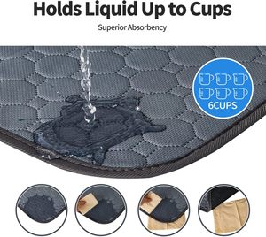 Yıkanabilir köpek çiş pedleri su geçirmez kaymaz köpek kase paspaslar büyük idrar emilimi ile kullanımlık yavru çiş pedleri 2packs - Product Image 3