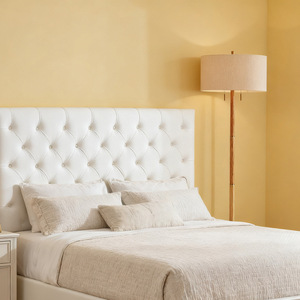 Lampadaire scandinave en laiton avec abat-jour blanc cassé, hauteur réglable, source lumineuse LED, éclairage pour salon et chambre - Product Image 3