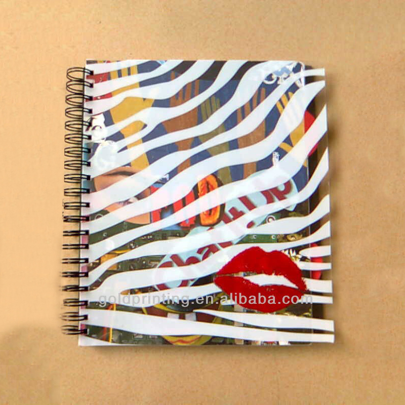 A4 cahier À Spirale service d'impression