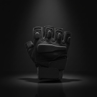 Guantes Deportivos de Nailon Transpirables de Alta Calidad, Protección para la Mitad de los Dedos, para Caza y Defensa Personal