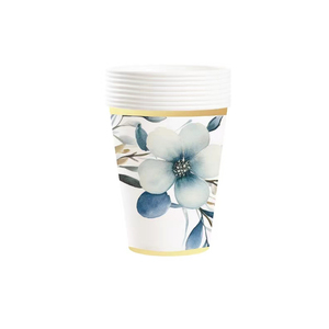 DAMAI <b>Tea</b> <b>Party</b> Floral Theme Blue Flower <b>Party</b> Tableware <b>Set</b> Hot Stamping Disposable Paper Plates Napkin <b>Party</b> Supplies - Product Image 5