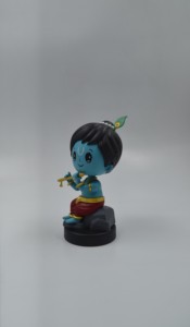 Bobblehead Bansuri Krishna es un animal lindo y juguetón, perfecto para el tablero de tu coche, la oficina o la decoración del hogar. - Product Image 6
