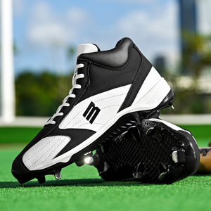 Chaussures de baseball et de softball professionnelles pour hommes et femmes avec crampons antidérapants pour l'entraînement et la compétition, nouveauté pour les joueurs de <span class=keywords><strong>rugby</strong></span> pour enfants - Product Image 4