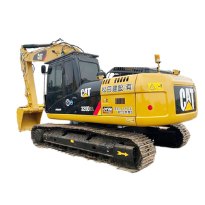 Excavadora hidráulica usada Cat 320D2L con pocas horas de trabajo, motor Cat original, potencia de excavación estable para trabajos de construcción minera. - Product Image 1