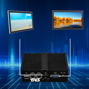 Space-Saving <b>Mini</b> Industrial <b>PC</b> Intel Celeron J6412/N2830 4GB+64GB/128GB 2 LAN 1 HD VGA 4 USB <b>Fanless</b> for Industrial Automation - Product Image 3