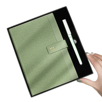 Carnet d'affaires de luxe personnalisable A5, couleur Morandi, agenda de bureau, style spirale, en acier inoxydable, A4, A6, B5, imprimé en typographie