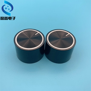 Componentes Electrónicos H, Perilla de Potenciómetro de Plástico de 25 mm de Diámetro, Doble Color, Orificio Interior de 6 mm, Uso Industrial - Product Image 4