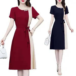 2024 оптовая продажа, Формальное модное стильное платье с длинным рукавом, высокое качество, Платье Макси