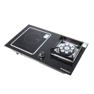 新型デザイン 2口ビルトインコンロ ガス・電気式 強化ガラス 多機能 家庭用 2口ビルトインガスコンロ - Product Image 2