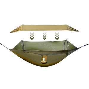 GARIDA Portable 70D Nylon Parachute Double Arbre de Couchage <span class=keywords><strong>Hamac</strong></span> <span class=keywords><strong>avec</strong></span> <span class=keywords><strong>Moustiquaire</strong></span> <span class=keywords><strong>et</strong></span> Bâche <span class=keywords><strong>Hamac</strong></span> Camping Extérieur GCHH-015 - Product Image 3