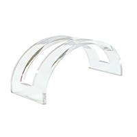 Support pour ordinateur portable en acrylique transparent et durable, fabriqué en usine, pour économiser de l'espace sur le bureau, ergonomique