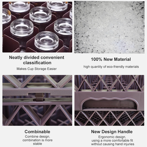 Panier <span class=keywords><strong>de</strong></span> Rangement <span class=keywords><strong>en</strong></span> Verre pour Tasses et Vaisselle : Casier pour Maison, Restaurant, <span class=keywords><strong>Bar</strong></span>, Hôtel – Égouttoir à Verres, Assiettes, Couverts et Verres à <span class=keywords><strong>Vin</strong></span> – Cadre <span class=keywords><strong>en</strong></span> Maille - Product Image 3