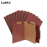 2 pulgadas Tyvek expansiones 17pt papel kraft 2 divisor rojo clasificación rápidamente y organizar fácilmente más voluminosos archivos de las carpetas