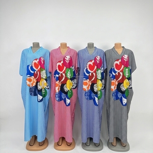 Manufacturer African <strong>Boubou</strong> <strong>Dress</strong> Plus Size V Neck Modern Geometric Patchwork Print Dubai Kaftan Moroccan Robe Anti Wrinkle - Product Image 6
