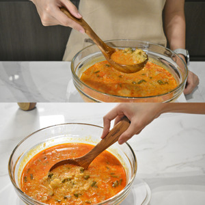 Cuillère à soupe en bois Janeva, fabriquée en teck massif et de qualité alimentaire, offre un ustensile naturel, durable et élégant. - Product Image 2
