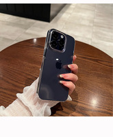 PC transparente para iPhone 15 pro Max funda de teléfono Cobertura completa a prueba de golpes 12 Pro Max 14 Plus 11 13 mini 12 funda dura ultrafina