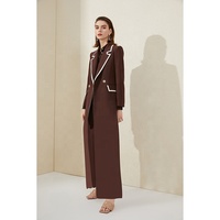Abayas pour femmes musulmanes de Dubaï et de Turquie, grandes tailles, robes et blazers, abayas modernes imprimées, production en usine, faible MOQ